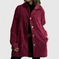 Corduroy Button Front Jacket
