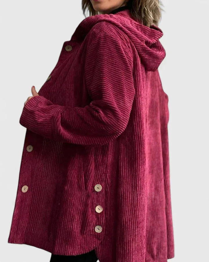 Corduroy Button Front Jacket