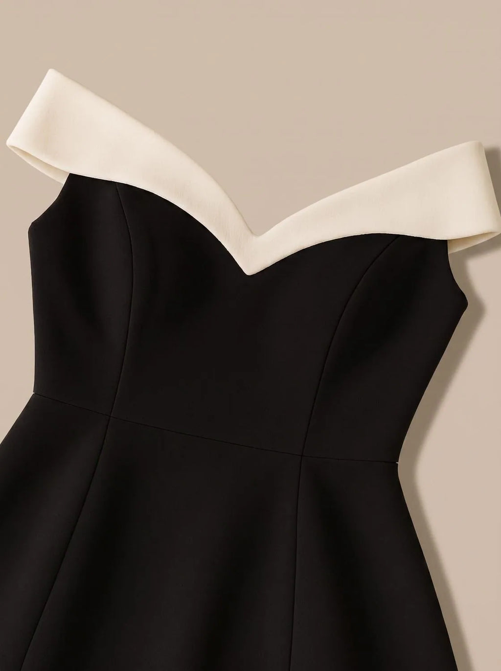 Off Shoulder Sweetheart Fit And Flare Midi Dress