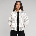 Blaire Polka-Dot Bomber Jacket product image