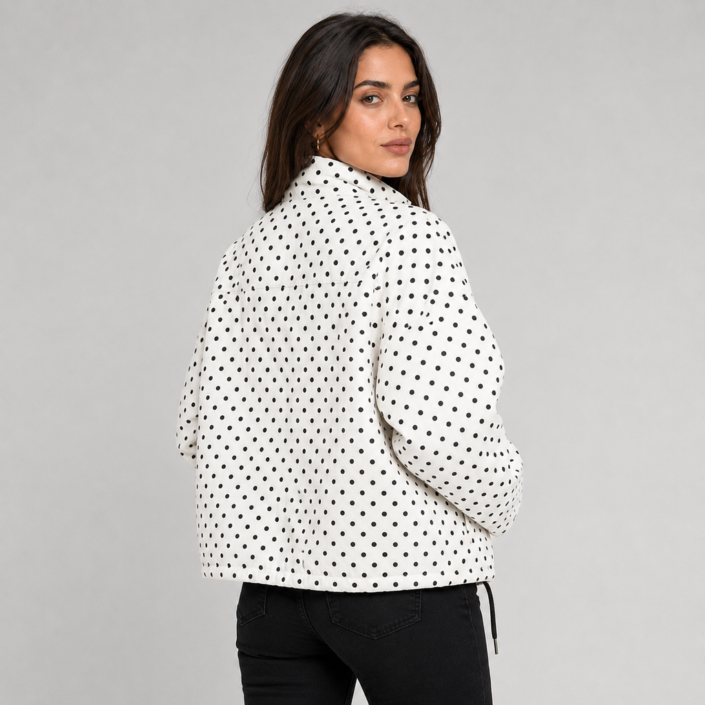 Blaire Polka-Dot Bomber Jacket product image 2