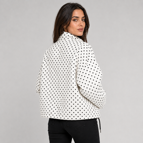 Blaire Polka-Dot Bomber Jacket product image 2