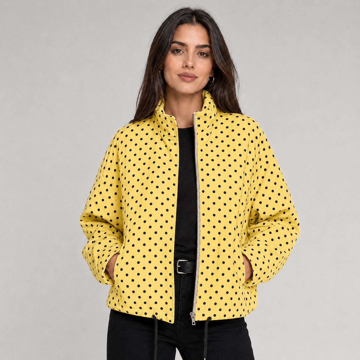 Blaire Polka-Dot Bomber Jacket product image 9