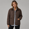Merritt Contrast-Collar Quilted Jacket product image