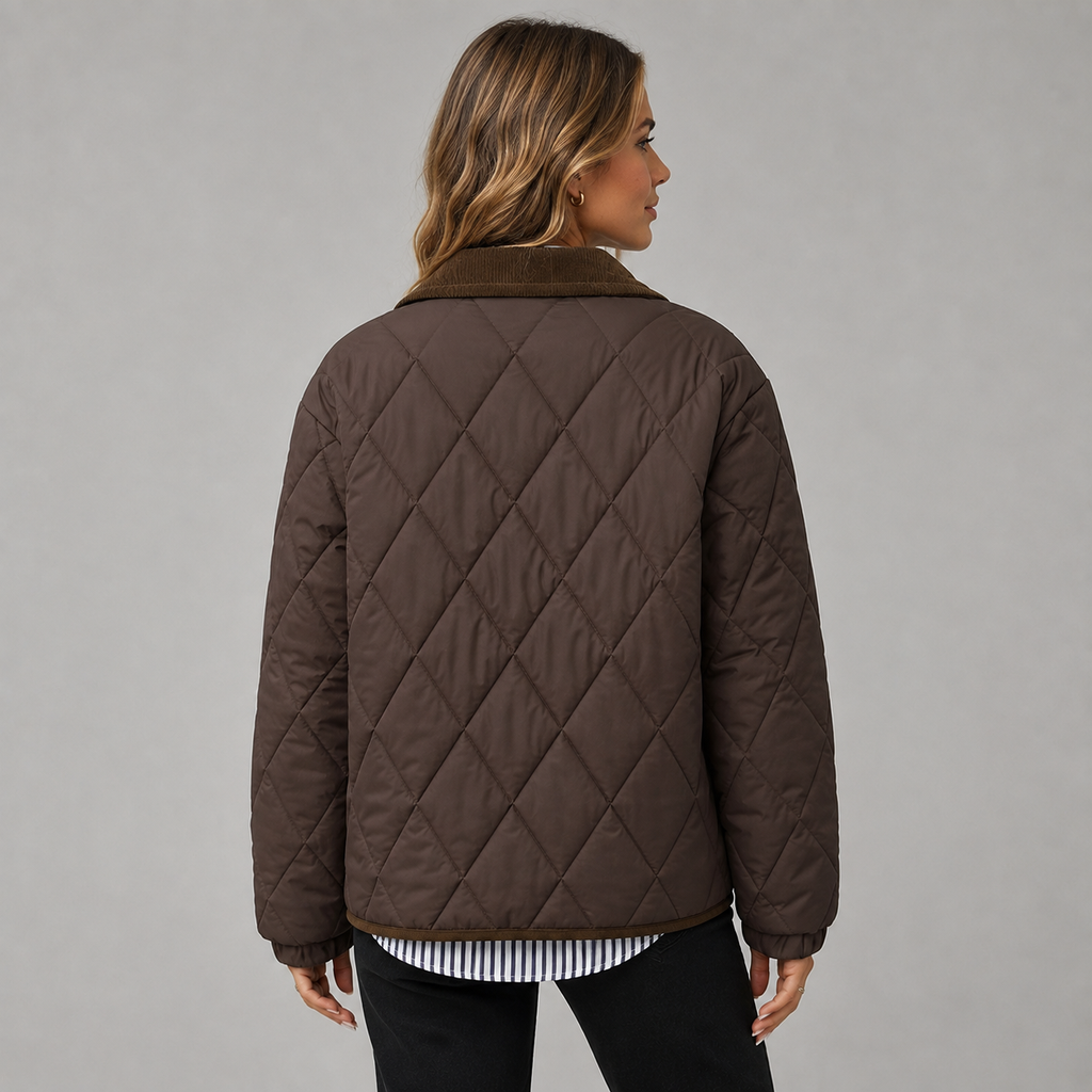 Merritt Contrast-Collar Quilted Jacket product image 2