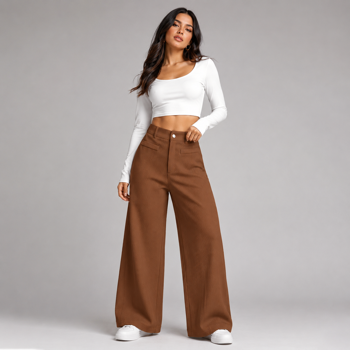 Talia High-Waist Wide-Leg Pants product image 2