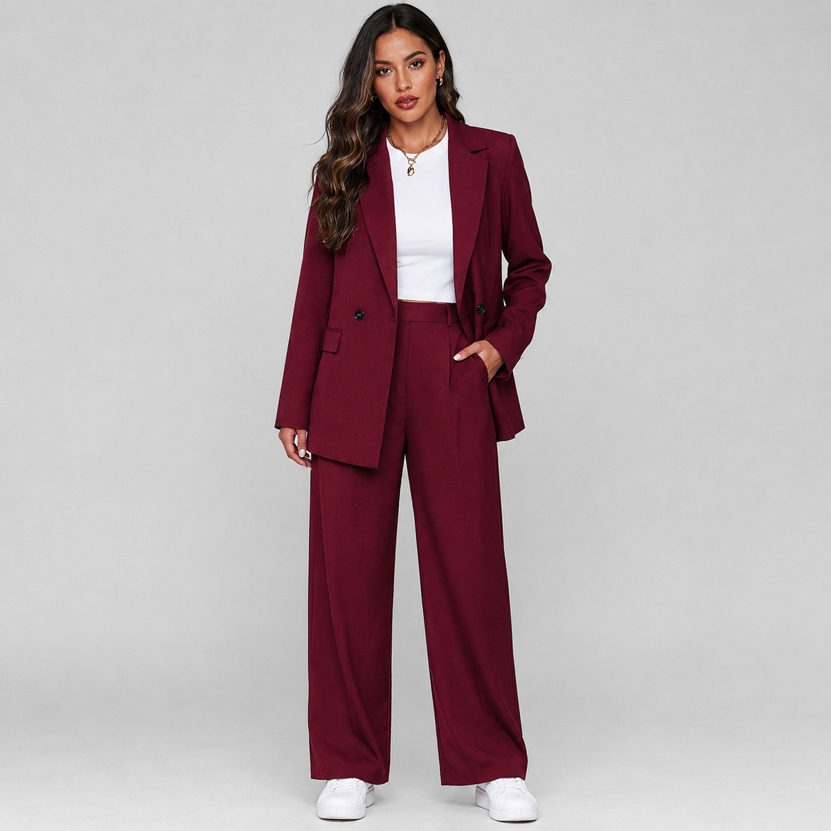 Vianne Longline Blazer & Pants Set product image