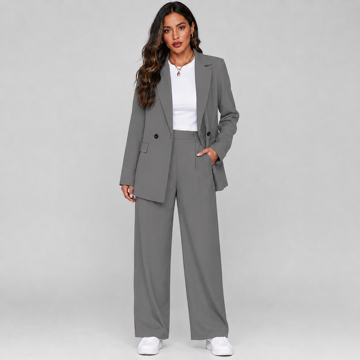 Vianne Longline Blazer & Pants Set product image 5
