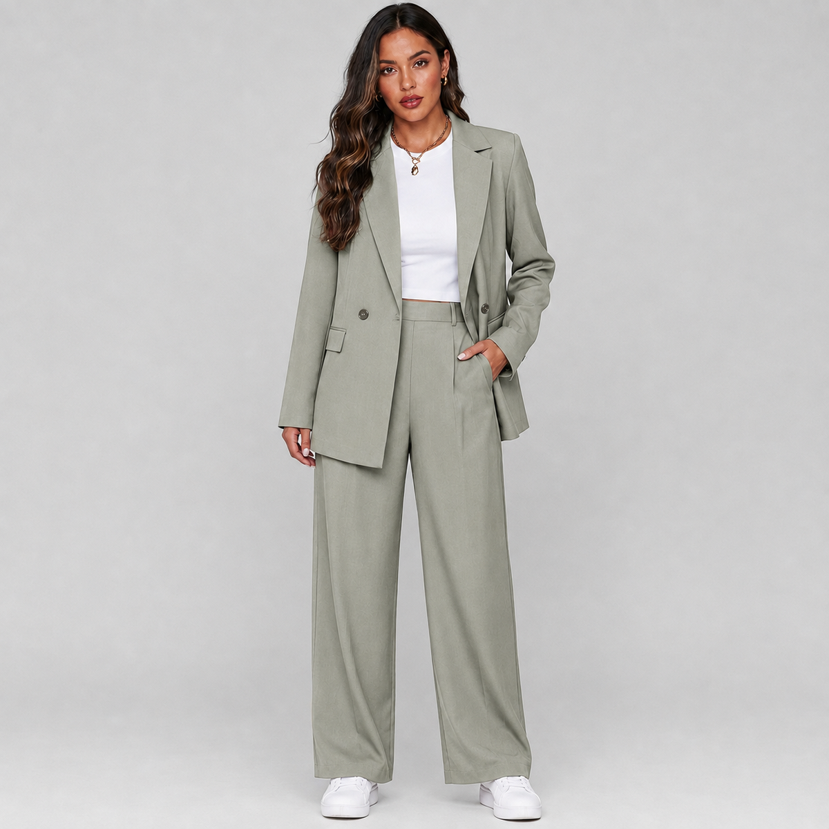 Vianne Longline Blazer & Pants Set product image 10