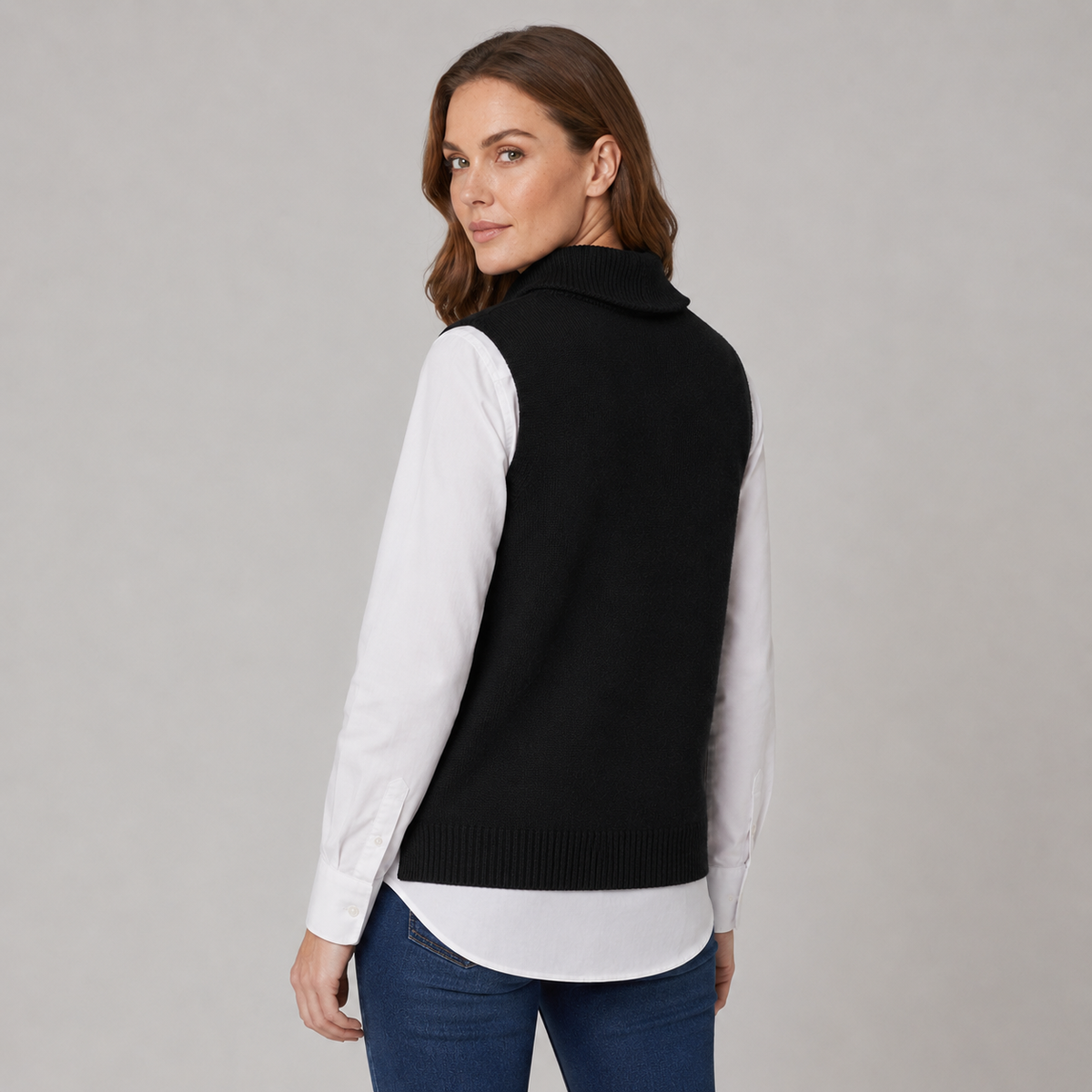 Nola Collared Sweater Vest product image 2