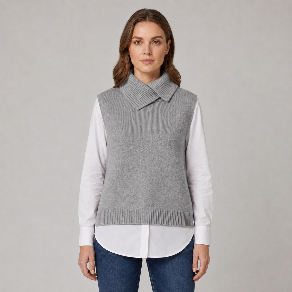 Nola Collared Sweater Vest product image 5