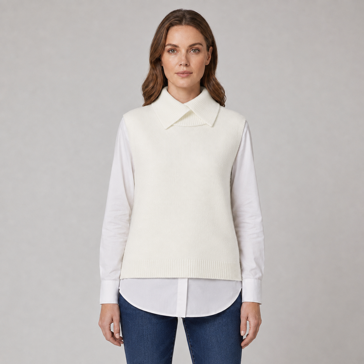 Nola Collared Sweater Vest product image 6