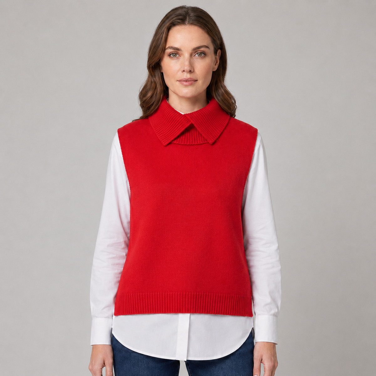 Nola Collared Sweater Vest product image 4