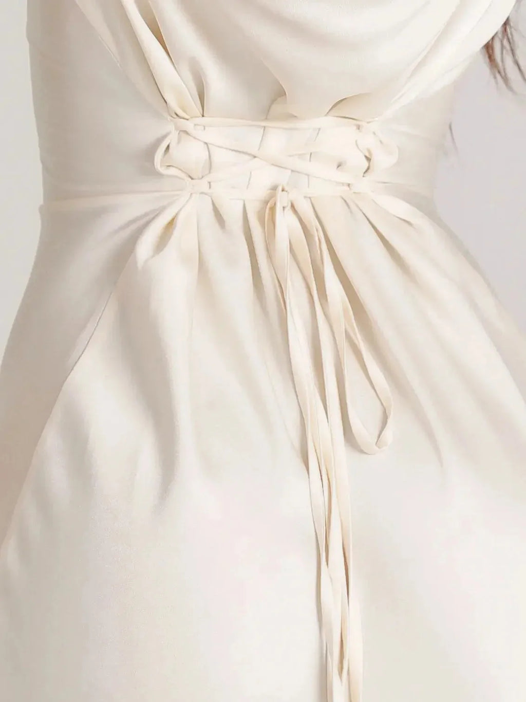 Satin Long Sleeve Maxi Dress