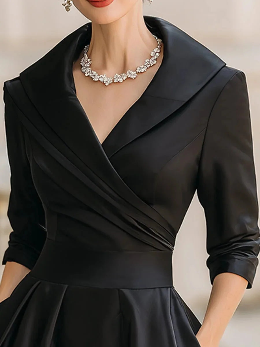 Vintage A Line Wrap Cocktail Dress