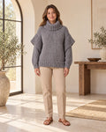 Solene Chunky Sweater in Grey