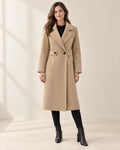 Tamsin Longline Coat in Beige