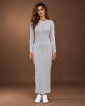 Clarissa Dress in Gray