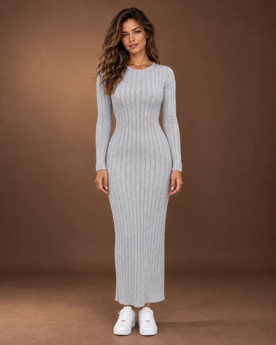 Clarissa Dress in Gray