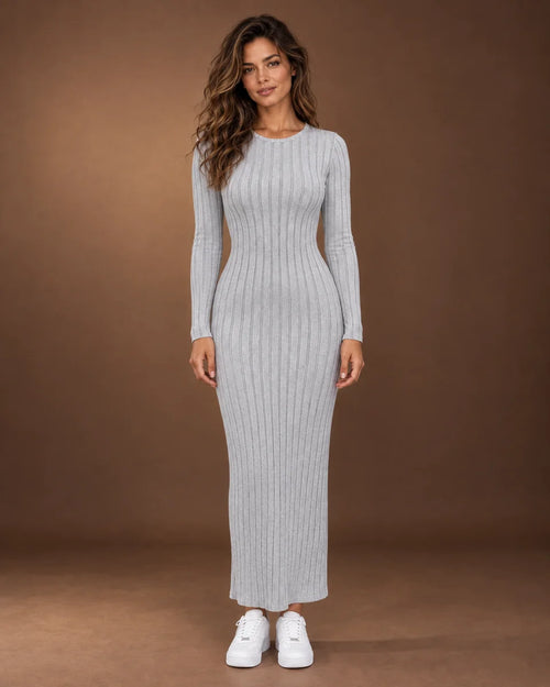 Clarissa Dress in Gray