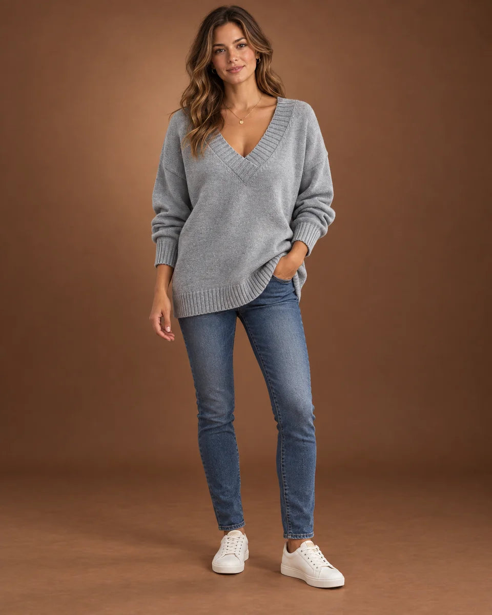 Dahlia Sweater in Gray