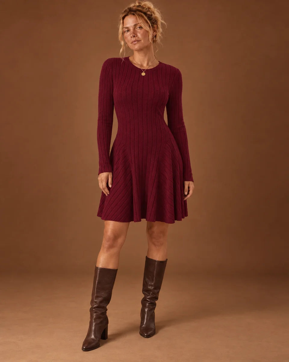 Juliet Dress in Burgundy