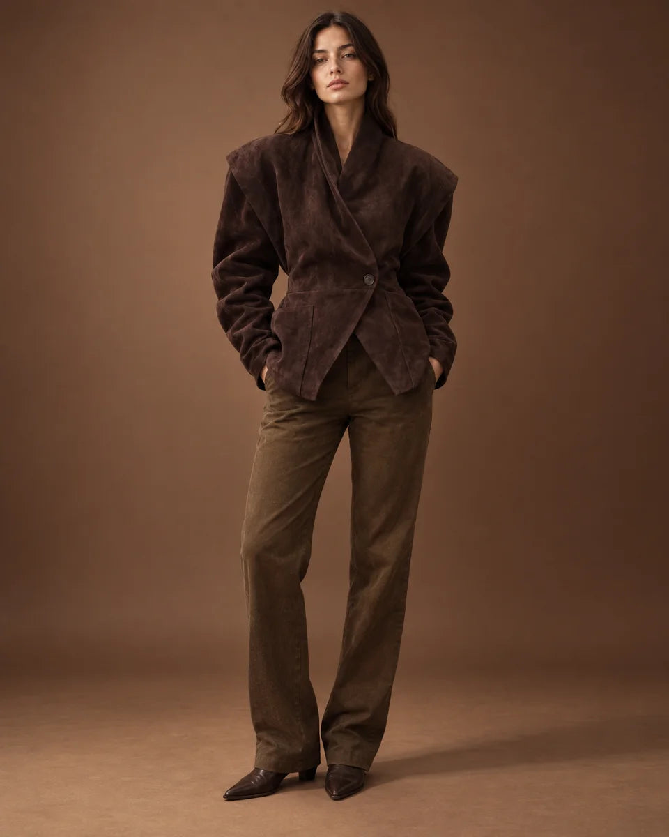 Oriana Coat in Brown