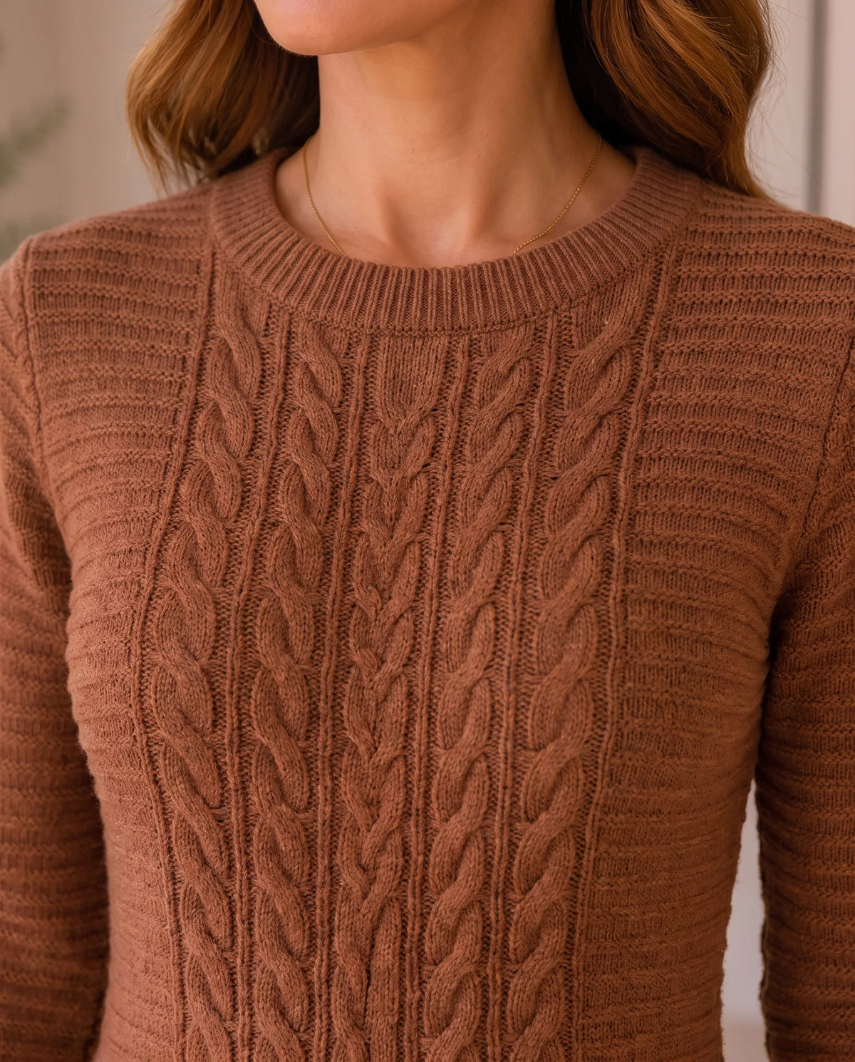 Colette Sweater Dress for Women - Cable Knit Maxi Long Sleeve additional view