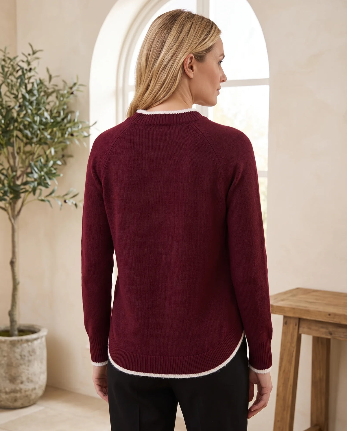Ingrid Fair Isle Sweater for Women - Nordic Pattern Knit Pullover additional view