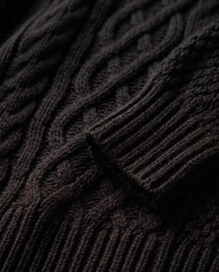 Maren Sweater Dress for Women - Oversized Cable Knit Crew Neck additional view
