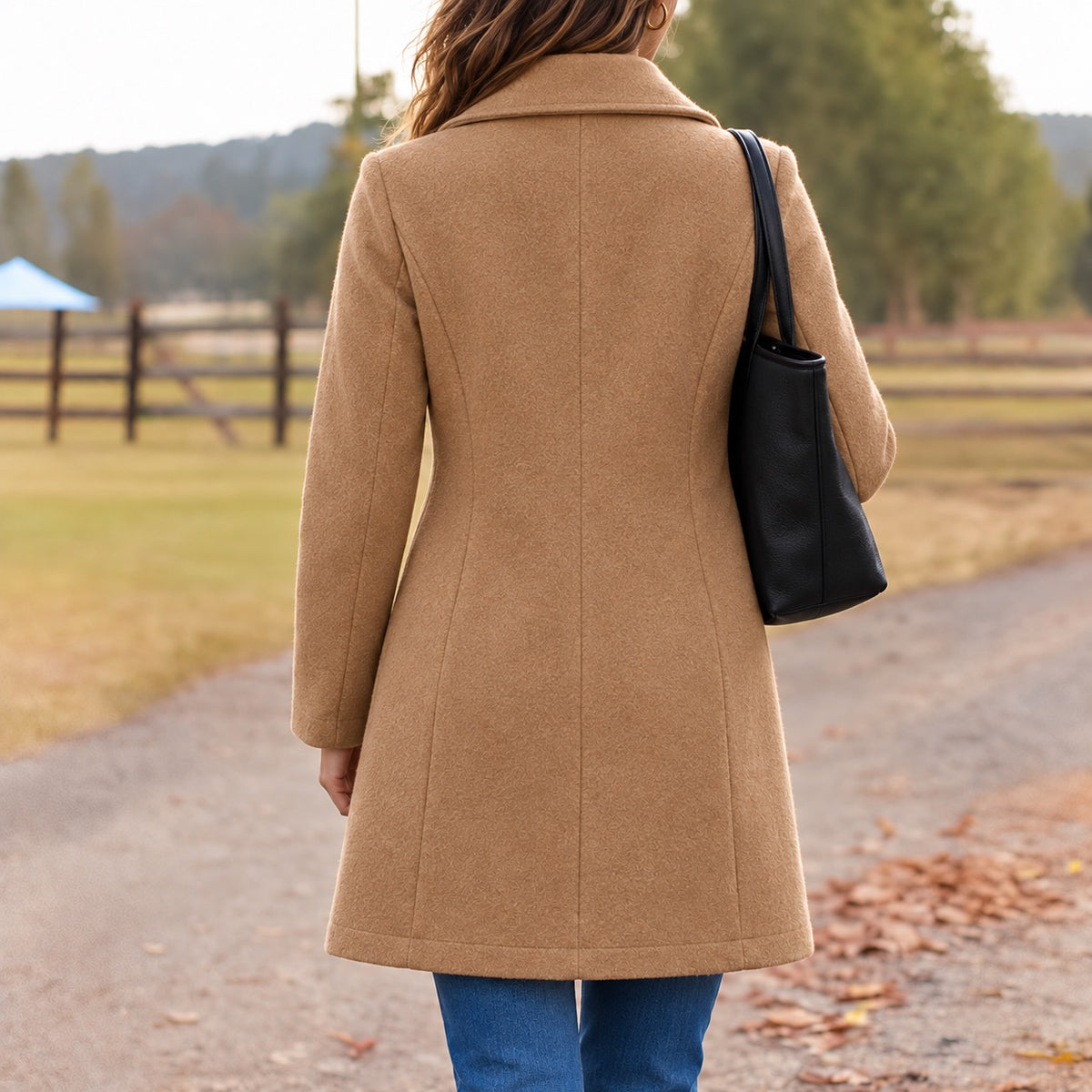 Helena Classic Winter Coat for Women - Tailored Longline