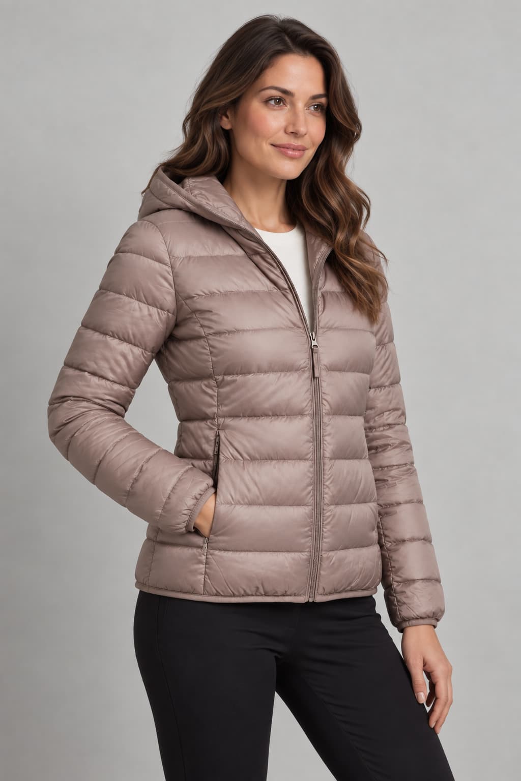 Liv Lightweight Hooded Puffer for Women - Packable Jacket