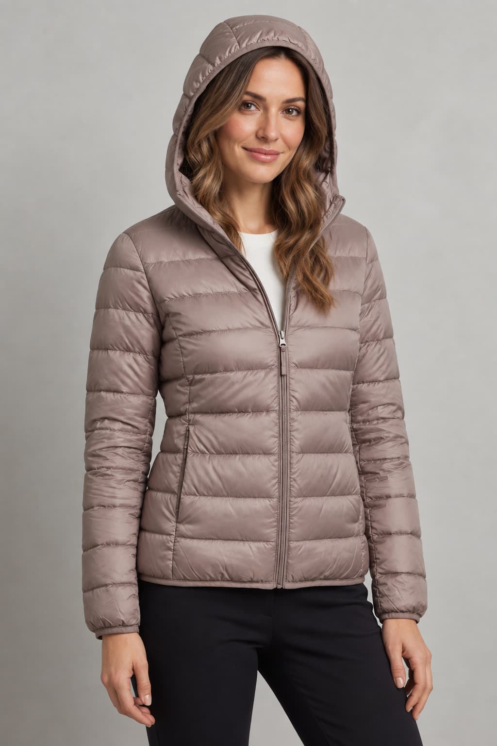 Liv Lightweight Hooded Puffer for Women - Packable Jacket