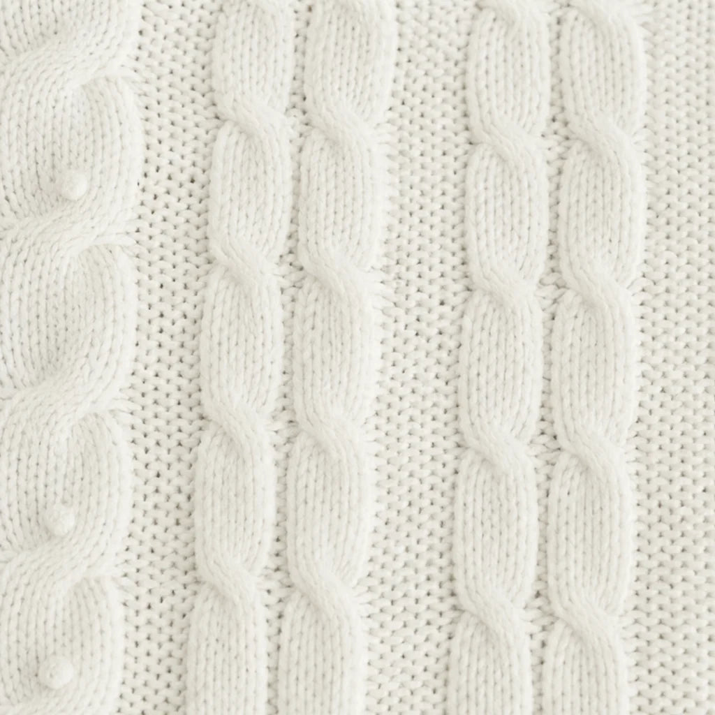 Cable Knit Sweater – Black Fitted Peplum