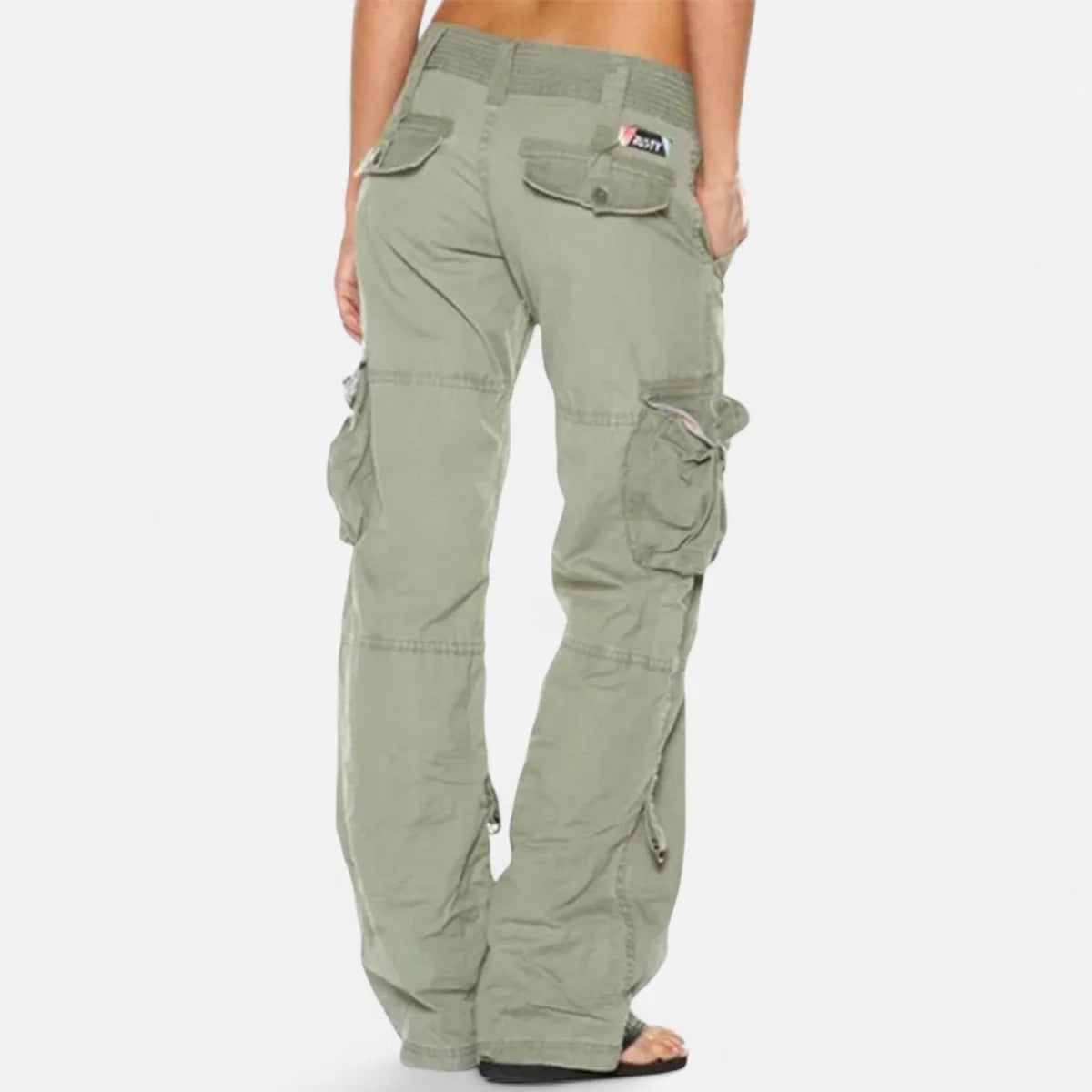 Cargo Pants – Burgundy Straight Leg