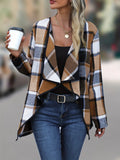 christmas cardigan plaid waterfall – Multicolor