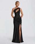 Cowl Neck Satin Maxi Dress