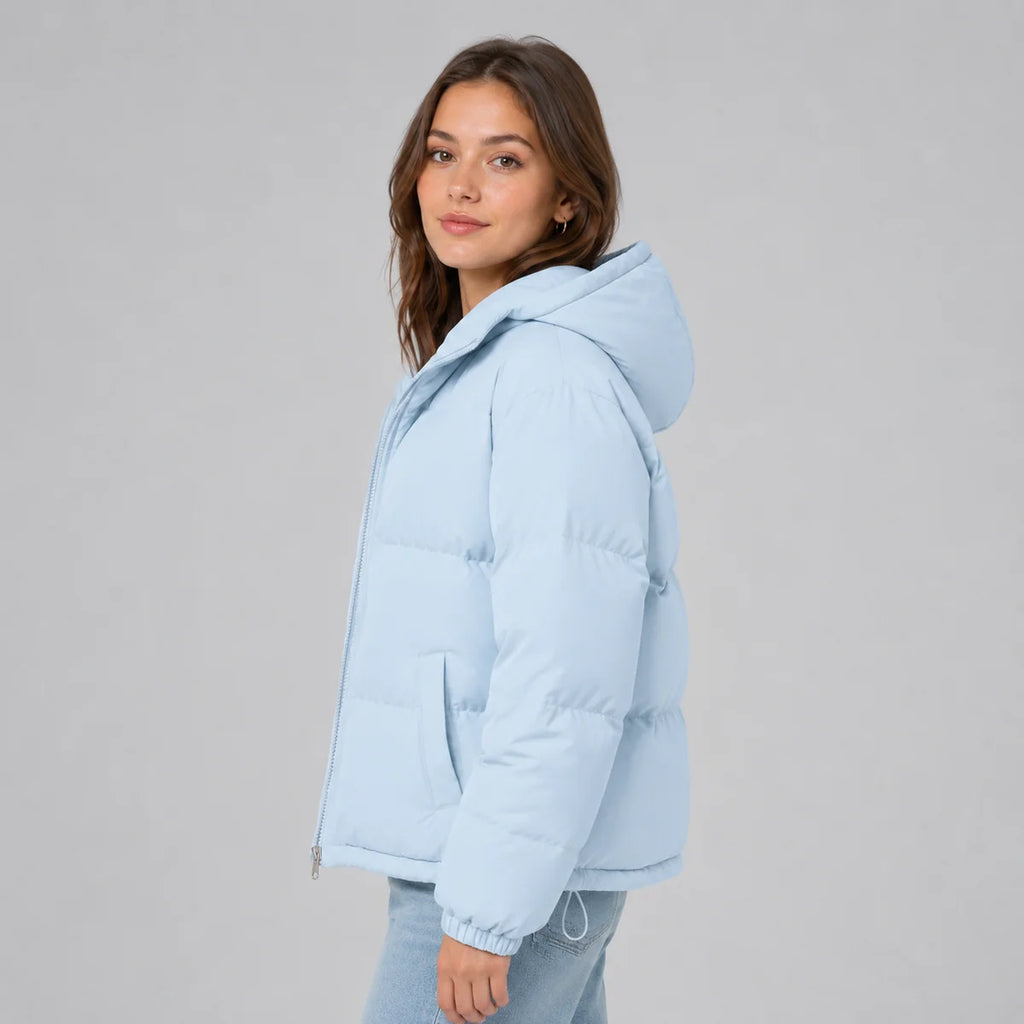 Hooded Puffer Jacket for Women