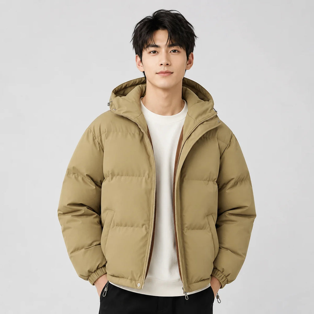 Hooded Puffer Jacket for Women
