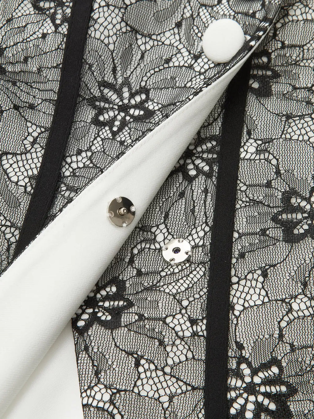 Isabella Lace Corset Blazer with Ribbon Long Sleeve