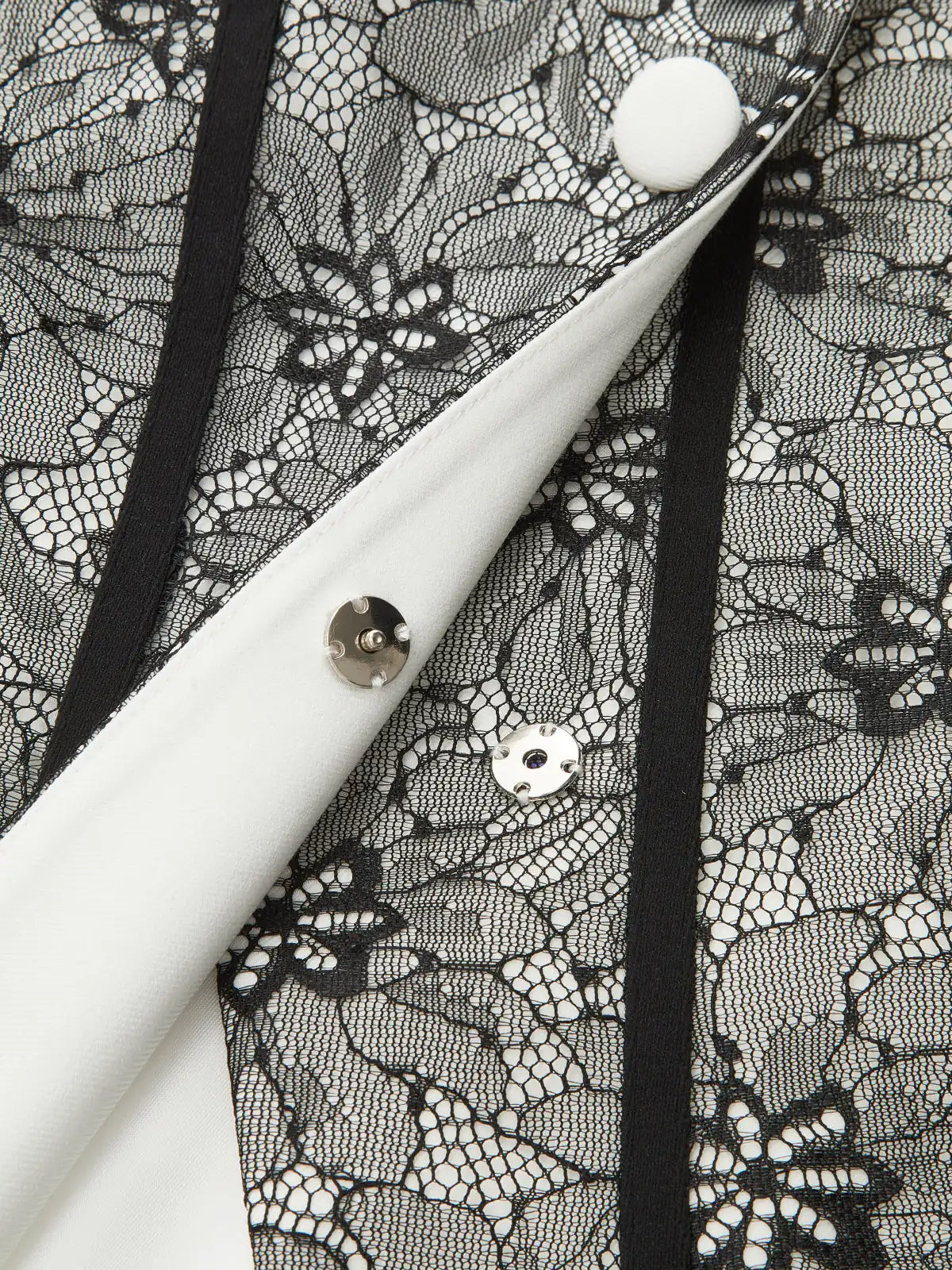 Isabella Lace Corset Blazer with Ribbon Long Sleeve