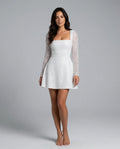 Long Sleeve Sequin Mini Dress