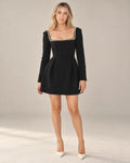 long sleeve dress – Black