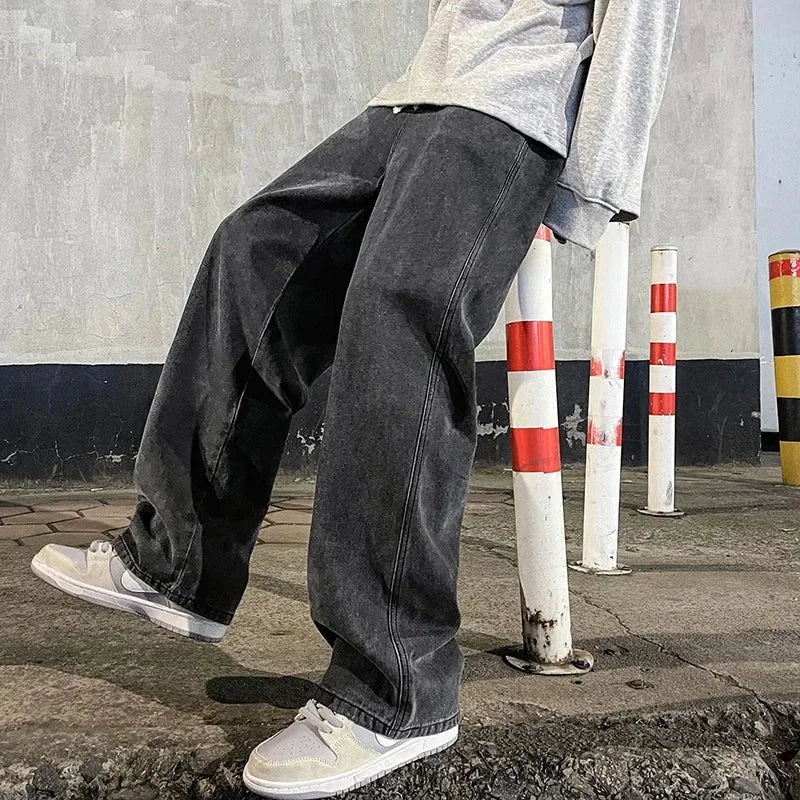 Wide Leg Baggy Jeans for Women
