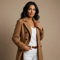 Wool Coat – Brown Classic Straight Cut