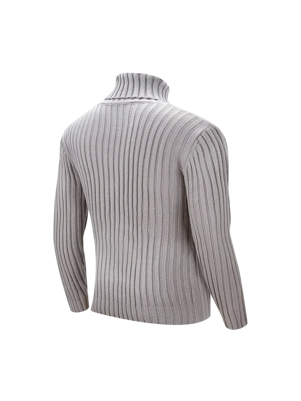 Black Sweater – Textured Ribbed Pullover
