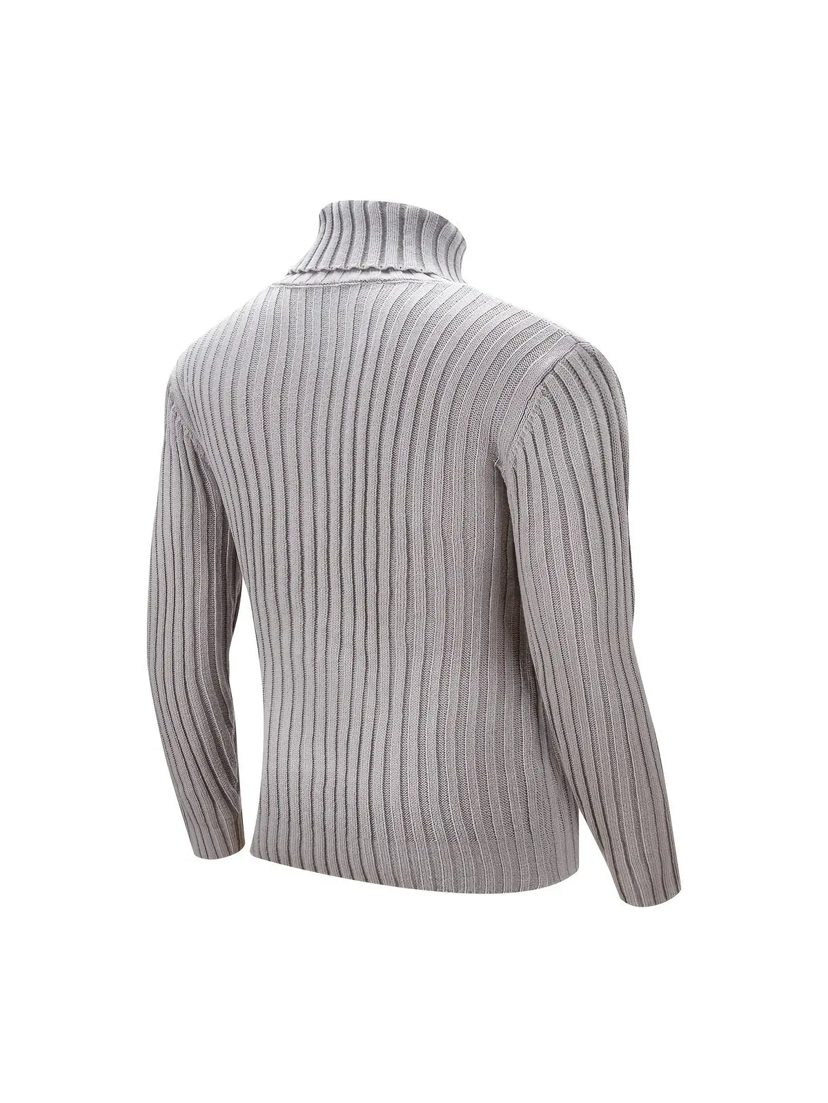 Black Sweater – Textured Ribbed Pullover