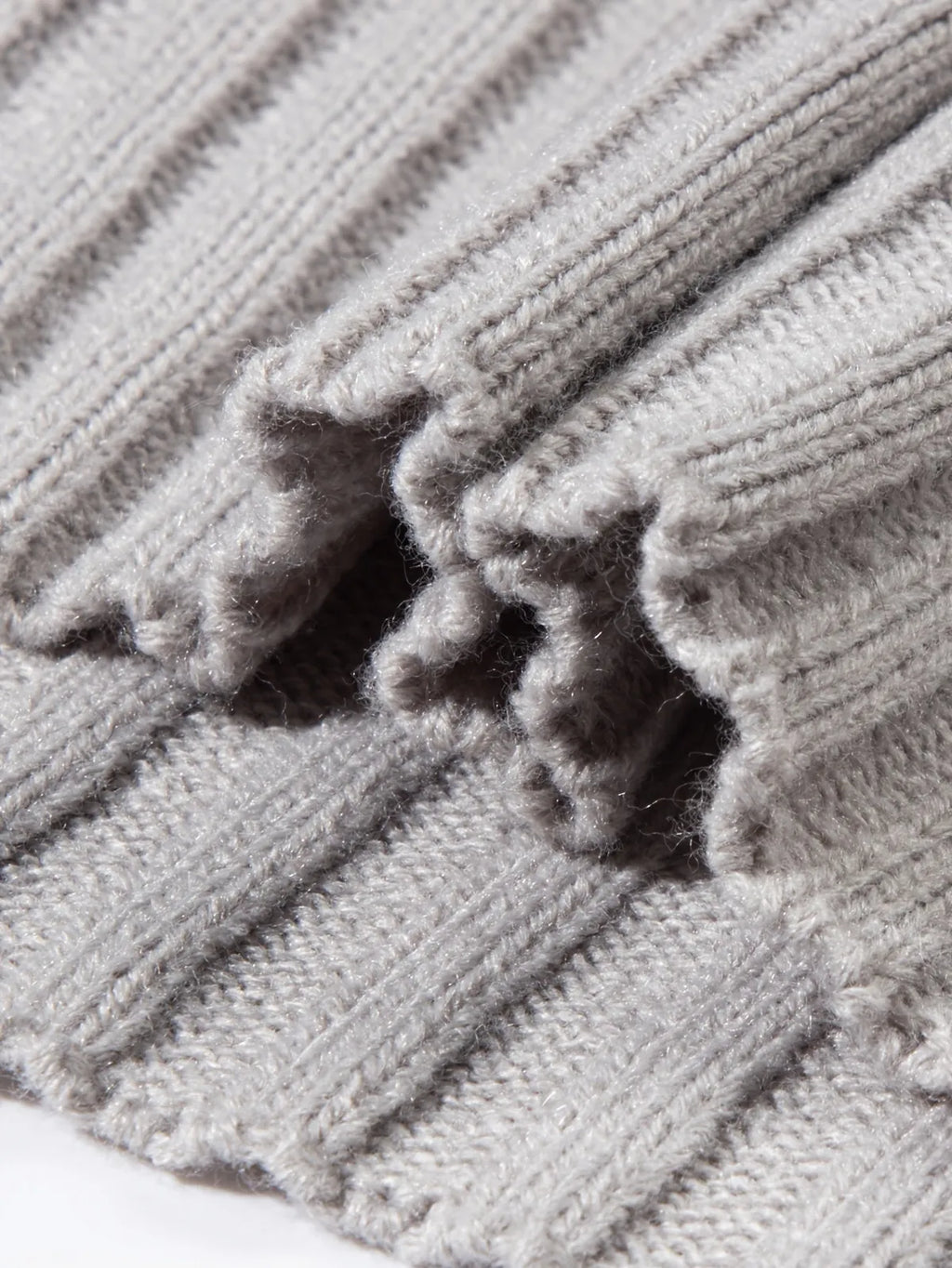 Black Sweater – Textured Ribbed Pullover