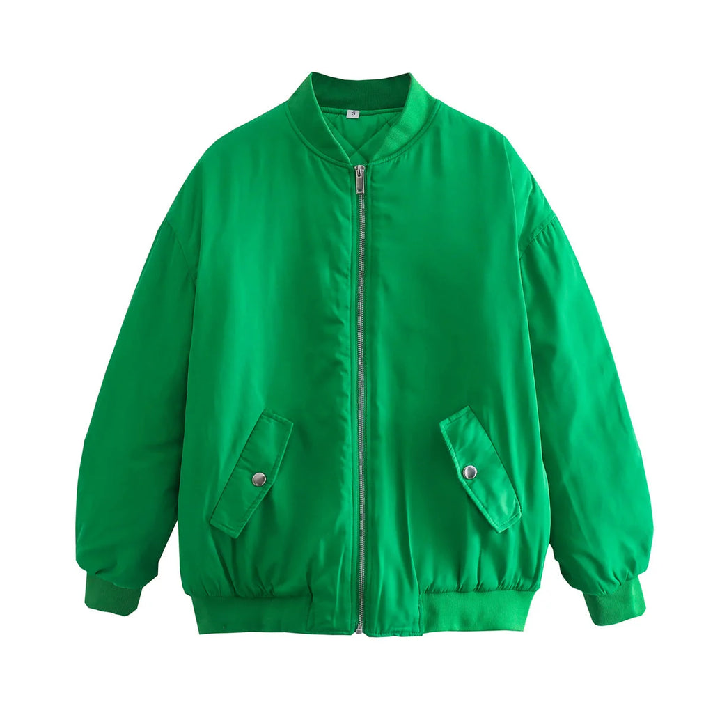 bomber jacket women – Green