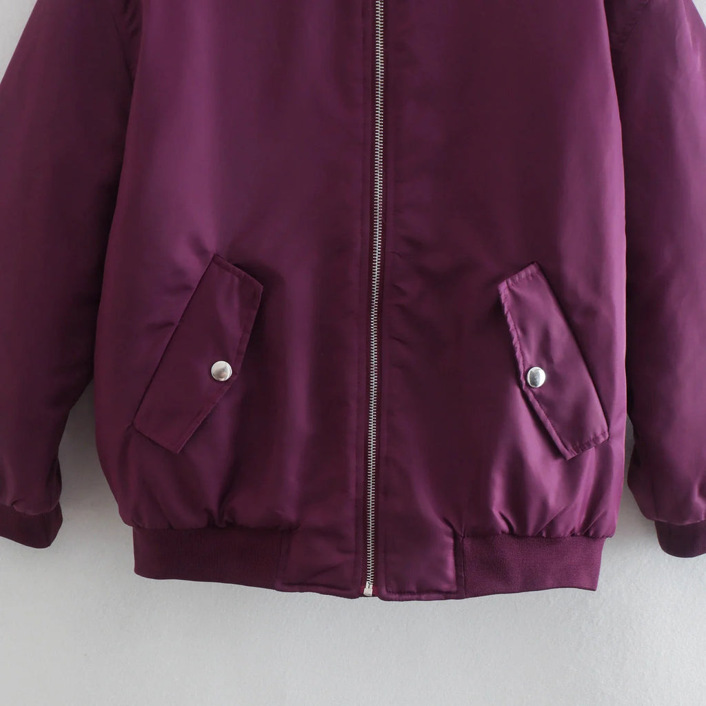 bomber jacket women – Black